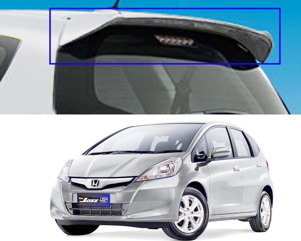 OE Type Car Spoiler for - Jazz Old Model (Alabaster Silver Metallic)
