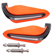 LED Motorcycle Hand Grips Guards, Motorcycle Handguards with Led Light Windproof Handle Protector ( Pack of 2)