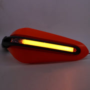 LED Motorcycle Hand Grips Guards, Motorcycle Handguards with Led Light Windproof Handle Protector ( Pack of 2)