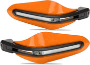 LED Motorcycle Hand Grips Guards, Motorcycle Handguards with Led Light Windproof Handle Protector ( Pack of 2)