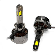 Auto Pearl H1-6500K 320W (160W Each), 18000LM LED Headlight Bulb with rear cooling Fan for Car (Cool White Light LED Headlight Bulb)