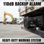 Auto Pearl Reversing Back up Alarm, Heavy-Duty 110dB 12V Professional Backup Reverse Warning Alarm with Very Loud Beeper Tone compatible with All Car (Pack of 1)