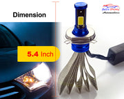 Auto Pearl High Power Z3 with copper strip Heatsink H4 Headlight Led Bulb for car & Commercial Vehicles (Pack of 2)