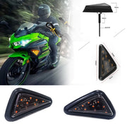Yellow Side LED Indicator Light Compatible with Universal Bike (Pack of 2)