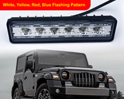 14 LED Yellow/White/Red/Blue & Blinking Led Fog Light for (Pack of 1)