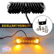 Auto Pearl 6 Inch 12V-30W, Auxiliary 20Led Light Bar White, White Foglight Work Spot Lights compatible with All Bike and Car (Pack of 2)