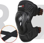 Protective Half Elbow Guard, Knee Guard and Shin Guards compatible with All Bike Black (Pack of 4)