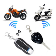 Auto Pearl Anti Theft Motorcycle Security Alarm System with 2 Key Remotes for Protection compatible with All Bike (Set of 1)