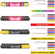 Auto Pearl Light Bar with Eyes Decal, Adjustable Turn Signal/Brake/Running Light (Pack of 1)