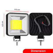 Mini COB DRL-Square COB Work Light for Most of Car (Pack of 1)