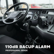 Auto Pearl Reversing Back up Alarm, Heavy-Duty 110dB 12V Professional Backup Reverse Warning Alarm with Very Loud Beeper Tone compatible with All Car (Pack of 1)