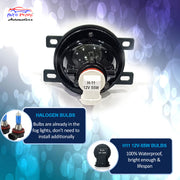 Auto Pearl High Power Fog light 3 inch Quartz H11 Halogen Bulb Projector DRL Fog light (Set of 2)