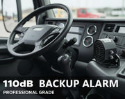 Auto Pearl Reversing Back up Alarm, Heavy-Duty 110dB 12V Professional Backup Reverse Warning Alarm with Very Loud Beeper Tone compatible with All Car (Pack of 1)