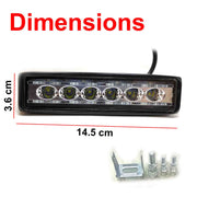 14 LED Yellow/White/Red/Blue & Blinking Led Fog Light for (Pack of 1)