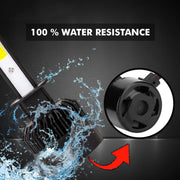 Auto Pearl H3 Car LED Foglight Bulb, 80W 3500LM 6000K (White Light LED Foglight Bulb/Auxiliary Lights) Pack of 2