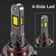 Auto Pearl 9005-6500K 320W (160W Each), 18000LM LED Headlight Bulb with rear cooling Fan for Car (Cool White Light LED Headlight Bulb)
