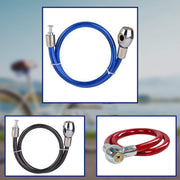 Multipurpose Heavy Duty, Goti Lock for Bikes, Bicycle, Helmet, Luggage, Cable Lock Compatible with Bike (Green)