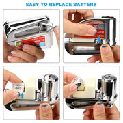 Heavy Duty Disc Brake Lock Anti-Theft Waterproof Disc Brake 110dB Alarm Lock Wheel Security Lock Compatible with Two Wheeler (Black)