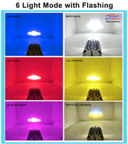 Auto Pearl One-Lens Crown Spotlight Voltage 12V and Power 12W fog light Emitting Diode compatible with All Bike and Car