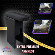 Auto Pearl Premium Car Armrest with Storage Box, High-Density Foam, Nappa Leatherette, No Obstruction to Rear Window Buttons, for Alto 800 2012-2016