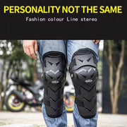 Protective Knee Sleeve 2 Pcs, Black Arti-Large Foam Pads compatible with All Bike (4 Pcs)