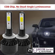 Auto Pearl 880/881/H27/H27SB Car LED Foglight Bulb, 80W 3500LM 6000K (White Light LED Foglight Bulb) (Pack of 2)