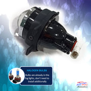 Auto Pearl High Power Fog light 3 inch Quartz H11 Halogen Bulb Projector DRL Fog light (Set of 2)