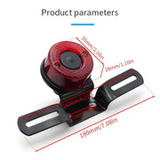Brake Light Tail Light Stop Light LAMP Round Design compatible with All Bike