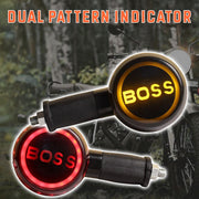 Boss Style Dual Light Red Yellow LED Turn Signal Indicator for Bike (Set of 2)