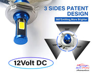 Auto Pearl High Power Z3 with copper strip Heatsink H4 Headlight Led Bulb for car & Commercial Vehicles (Pack of 2)