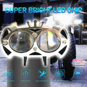 Auto Pearl Car Double Crown Spotlight Voltage 12-80V and Power 24W Fog light Emitting Diode compatible with All Car