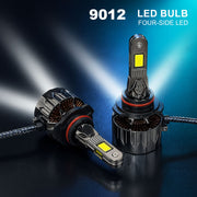 Auto Pearl 9012-6500K 320W (160W Each), 18000LM LED Headlight Bulb with rear cooling Fan for Car (Cool White Light LED Headlight Bulb)