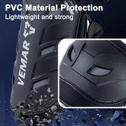Auto Pearl Motorcycle Knee Shin Guards Elbow Pads, 4 in 1 Monstor Style  Knee Shin Safe Protection Armor for Moto Cycling Racing compatible with All Bike (Black, 4Pcs)