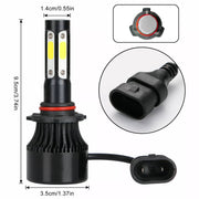 Auto Pearl 9005/HB3 LED Headlight Bulb for Car 80W 3500LM 6000K (White Light LED Headlight Bulb) (Pack of 2)