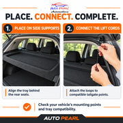 Auto Pearl Car Parcel Tray Diggi/Dicky Luggage Tray in Pefect Fitting Compatible with Car
