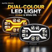 Auto Pearl 150W 10 Inch 35000LM 3-in-1 LED Work Light Spot Flood Combo Headlight Long Range LED Truck ECE with Hi LO Two-Tone Daytime Running Light