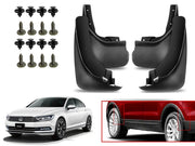 O.E Type Custom Front and Rear Mud Flap Guard (Set of 4 Pcs) | Compatible with Volkswagen | Black