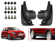 O.E Type Custom Front and Rear Mud Flap Guard (Set of 4 Pcs) | Compatible with Volkswagen | Black