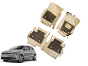 7D Car Floor Mats Luxury Leatherite 7D-Car Floor Mat with Velcro-Tape