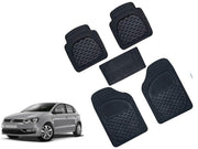 Heavy Duty Transparent 4Pcs PVC Rubber Car Mat