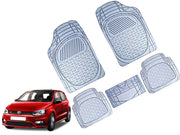 Heavy Duty Transparent 4Pcs PVC Rubber 6204 Clear Car Mat