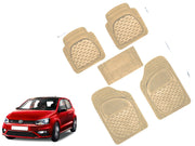 Heavy Duty Transparent 4Pcs PVC Rubber Car Mat