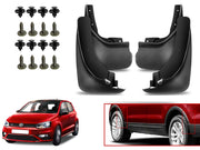 O.E Type Custom Front and Rear Mud Flap Guard (Set of 4 Pcs) | Compatible with Volkswagen | Black