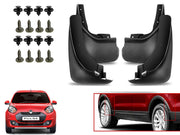 O.E Type Custom Front and Rear Mud Flap Guard (Set of 4 Pcs) | Compatible with Renault | Black