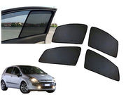 Z-Black Window Plug-in Half Sun Shades Car Curtain for Fiat