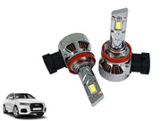 Auto Pearl H11 LED Headlight Bulbs for Car – 120W, 12000LM, 6000K Cool White, Super Bright with Turbo Cooling Fan, compatible with All Car (Pack of 2)