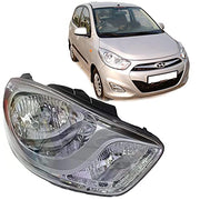 Auto Pearl Headlight Assembly Compatible with i10 (2011-2017)