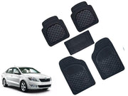 Heavy Duty Transparent 4Pcs PVC Rubber Car Mat