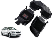 9X Car Floor Mats Luxury Leatherite 9X-Car Floor Mat with Velcro-Tape