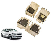 7D Car Floor Mats Luxury Leatherite 7D-Car Floor Mat with Velcro-Tape